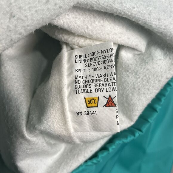 VTG Women's PACIFIC TRAIL Teal Windbreaker Hiking Jacket, Sz XL Gorpcore‎ - Picture 4 of 11